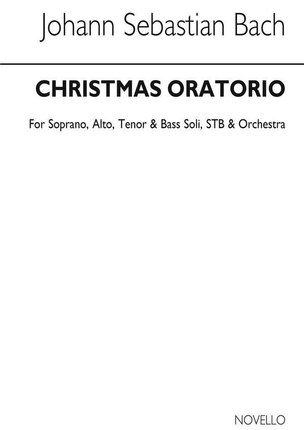 Johann Sebastian Bach, Christmas Oratorio Vocal Score (Troutbeck)&nbsp;&nbsp;SATB&nbsp;&nbsp;Partitur