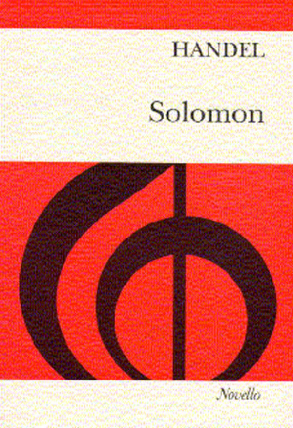 Solomon Oratorio&nbsp;&nbsp;for soli (SSSSATBB), chorus and orchestra&nbsp;&nbsp;vocal score