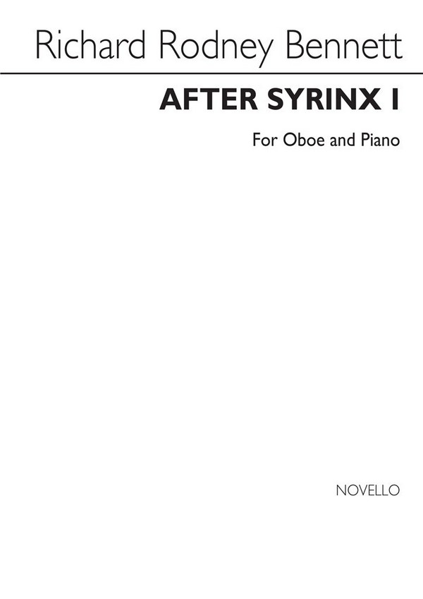 After Syrinx vol.1  for oboe and piano  
