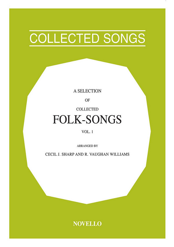 Ralph Vaughan Williams, A Selection Of Collected Folk-Songs Volume 1&nbsp;&nbsp;Vocal and Piano&nbsp;&nbsp;Buch