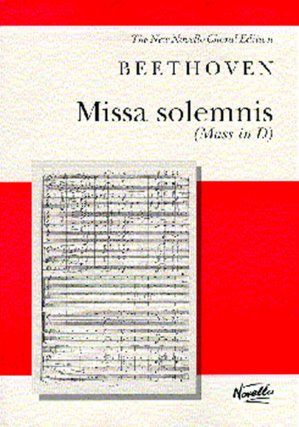 Missa Solemnis für Soli, gem Chor&nbsp;&nbsp;und Orchester&nbsp;&nbsp;Klavierauszug