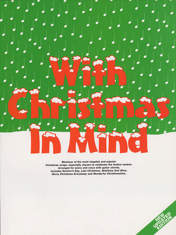 With Christmas in Mind: Songbook&nbsp;&nbsp;for piano/vocal with guitar chords&nbsp;&nbsp;new updated edition