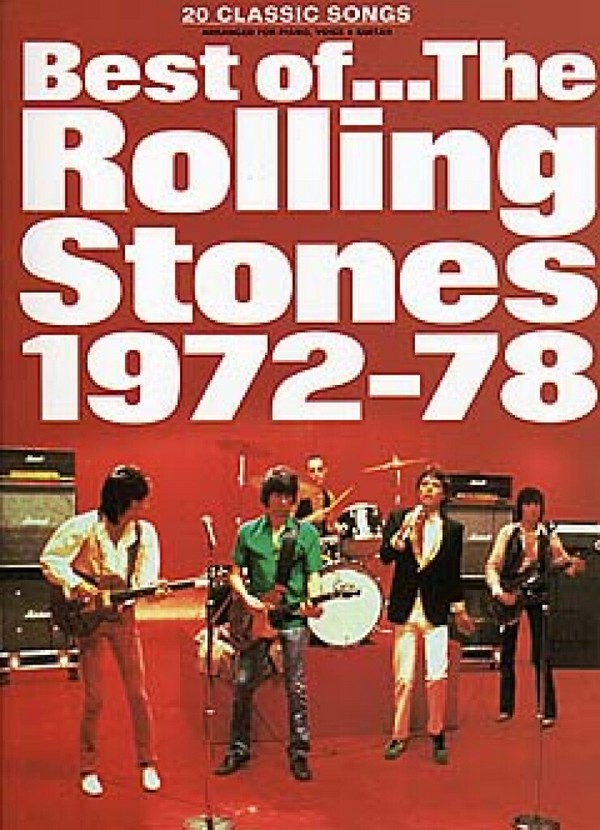 Best of The Rolling Stones vol.2:&nbsp;&nbsp;1972-1978 piano/vocal/guitar&nbsp;&nbsp;all down the line