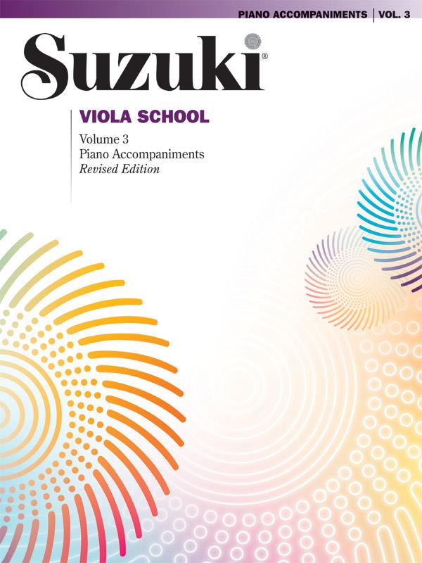 Suzuki Viola School vol.3  piano accompaniments  