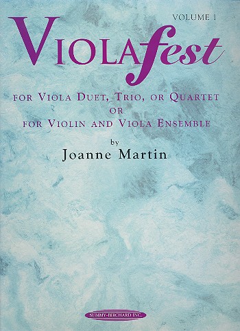 Violafest vol.1 for 2-4 violas&nbsp;&nbsp;(violin and viola ensemble)&nbsp;&nbsp;2 Spielpartituren