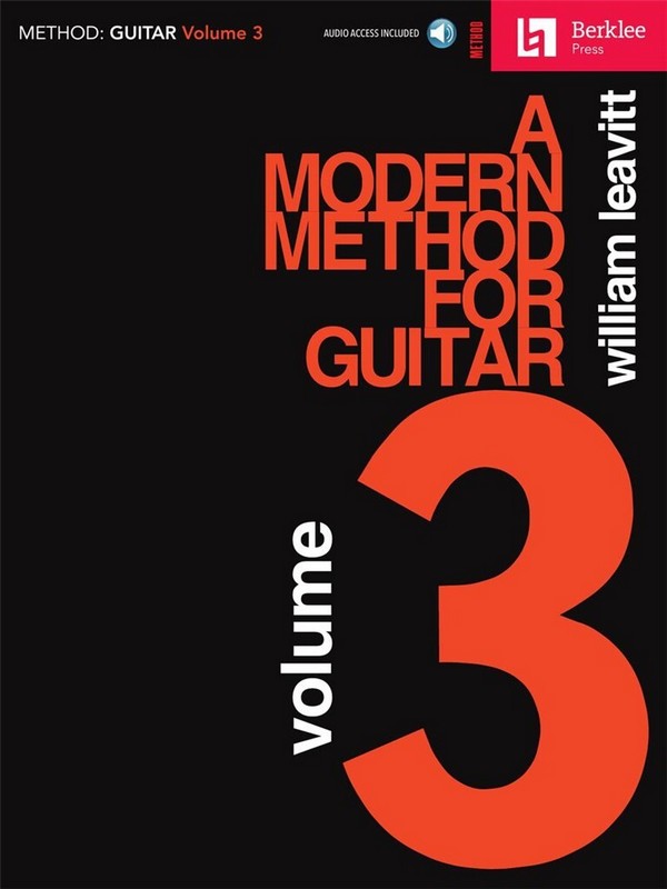 A Modern Method for Guitar vol.3 (+Online Audio)  für Gitarre  