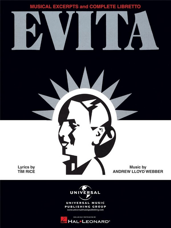 Andrew Lloyd Webber_Tim Rice, Evita - Musical Excerpts and Complete Li&nbsp;&nbsp;Gitarre&nbsp;&nbsp;Buch