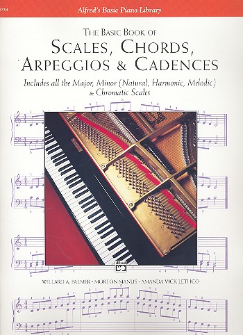 The basic book of scales, chords, arpeggios and cadences  for piano  
