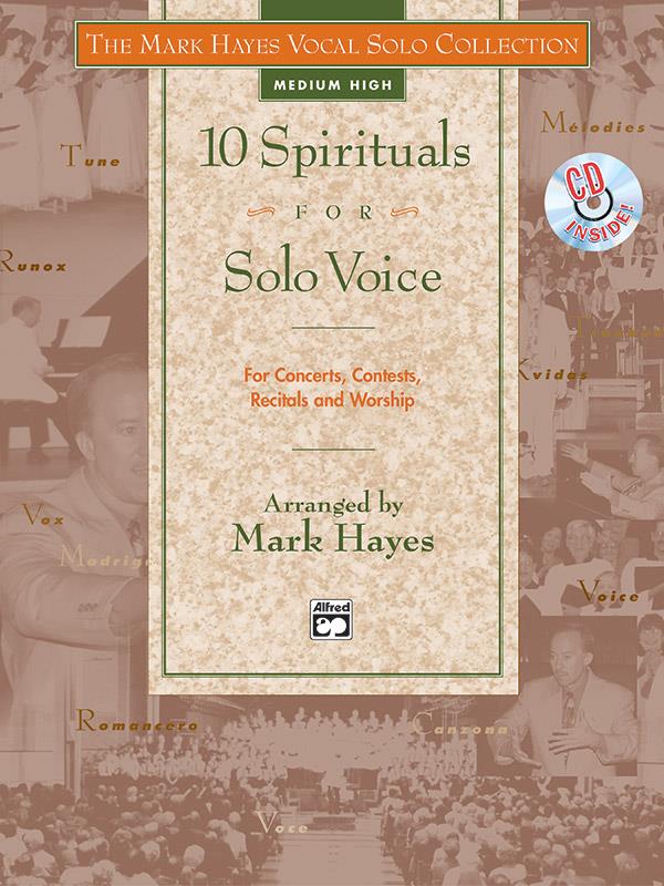 10 Spirituals (+CD)  for medium high voice and piano  