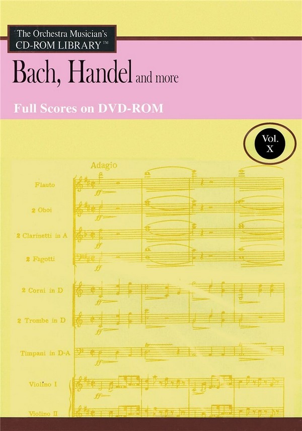 Bach, Handel and More - Vol. 10  Orchestra  DVD-ROM