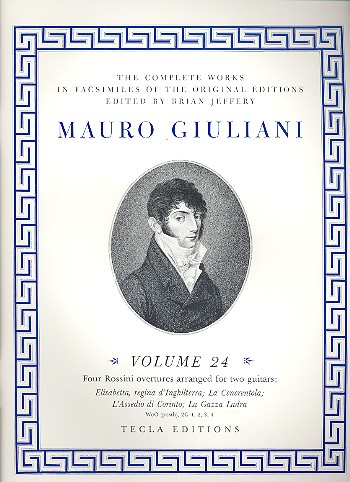 The Complete Works vol.24&nbsp;&nbsp;4 Rossini ouvertures arranged for&nbsp;&nbsp;2 guitars