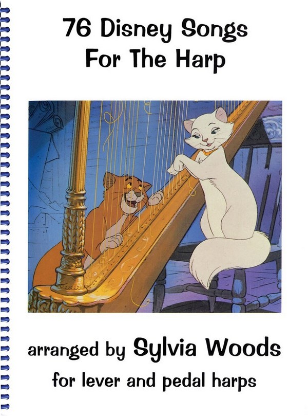 76 Disney Songs   for the harp (lever and pedal harps)  