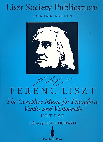 Liszt Society Publications vol.11  The complete music for violin, violoncello  and piano,  parts