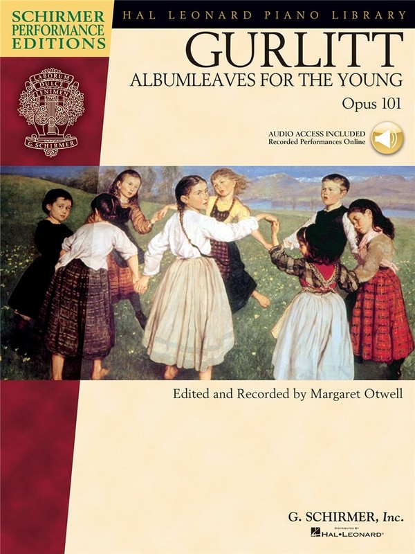 Albumleaves for the Young op.101 (+Online Audio)  for piano  