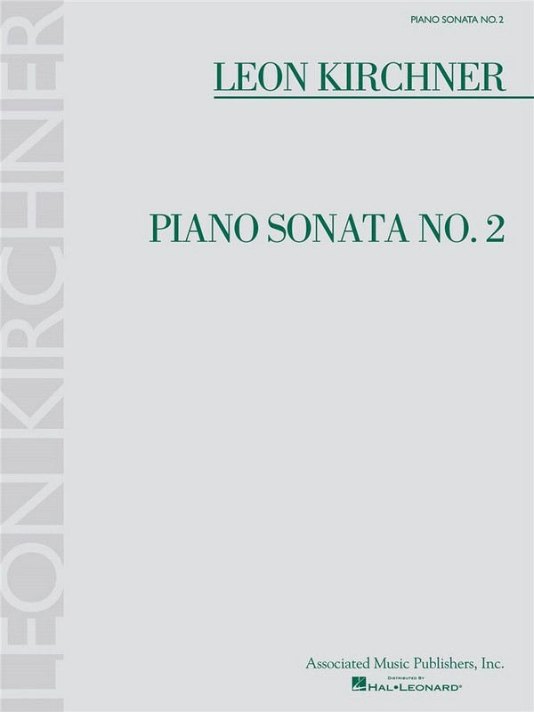 Leon Kirchner, Piano Sonata No. 2  Klavier  Buch