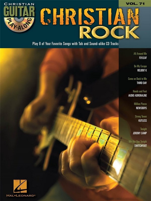 Christian Rock (+CD): guitar playalong vol.71&nbsp;&nbsp;songbook vocal/guitar/tab&nbsp;&nbsp;