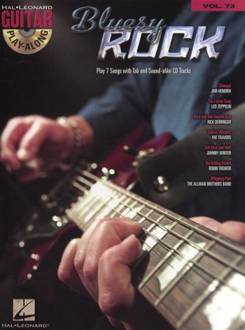 Bluesy Rock (+CD): guitar playalong vol.73&nbsp;&nbsp;songbook vocal/guitar/tab&nbsp;&nbsp;