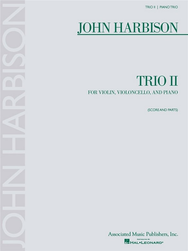 Trio no.2  for violin, violoncello and piano  score and parts