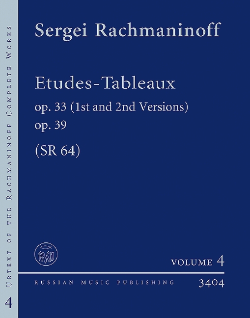 Complete Works for Piano solo vol.4  Études-Tableaux op.33 and op.39  