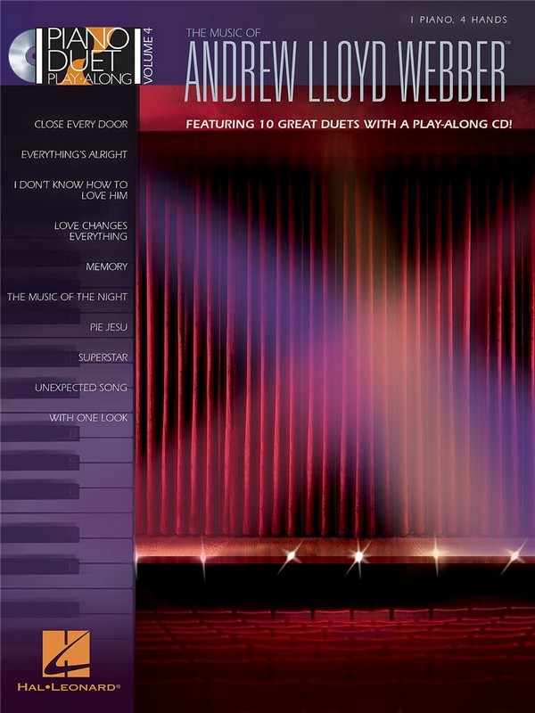 Andrew Lloyd Webber (+CD)  piano duet playalong vol.4  