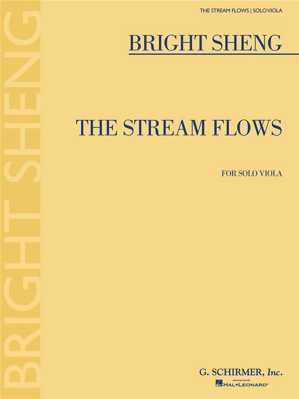 Bright Sheng, The Stream Flows&nbsp;&nbsp;Viola&nbsp;&nbsp;Buch