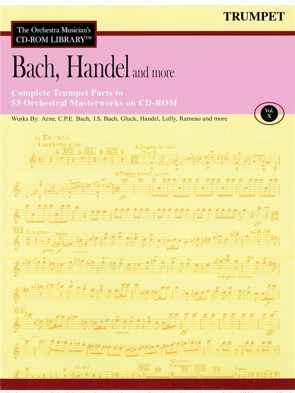 Bach, Handel and More - Volume 10  Trompete  CD-ROM