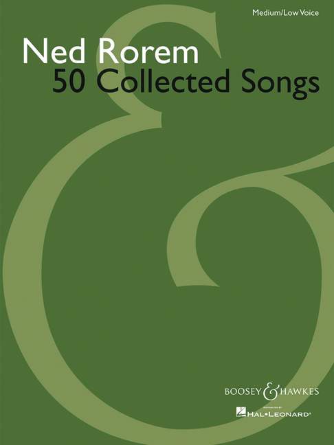 50 Collected Songs  for medium/low voice and piano  