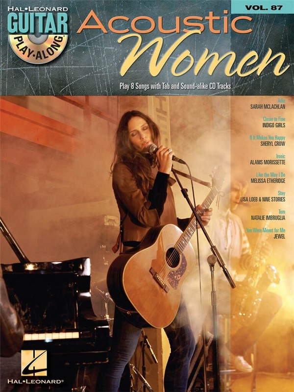Acoustic Women (+CD): guitar playalong vol.87&nbsp;&nbsp;songbook vocal/guitar/tab&nbsp;&nbsp;