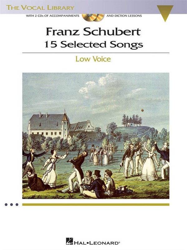 15 selected Songs (+2 CD's)  for low voice and piano (dt)  