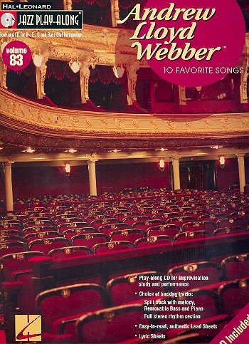 Andrew Lloyd Webber (+CD): for Bb, Eb, C  and Bass Clef Instruments  Jazz Playalong Vol.83