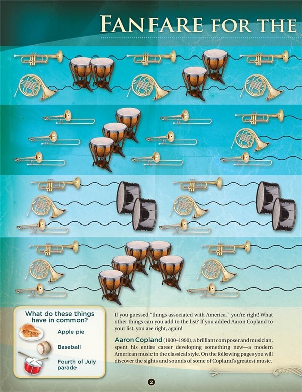 Aaron Copland: The Music of an Uncommon Man&nbsp;&nbsp;Classroom&nbsp;&nbsp;Partitur + Stimmen