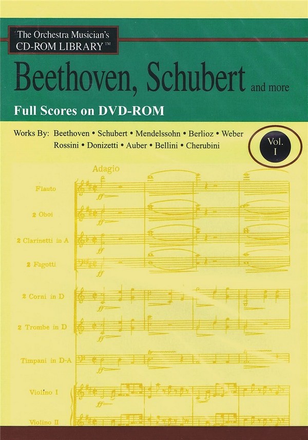 Beethoven, Schubert & More - Volume 1  Orchestra  DVD-ROM