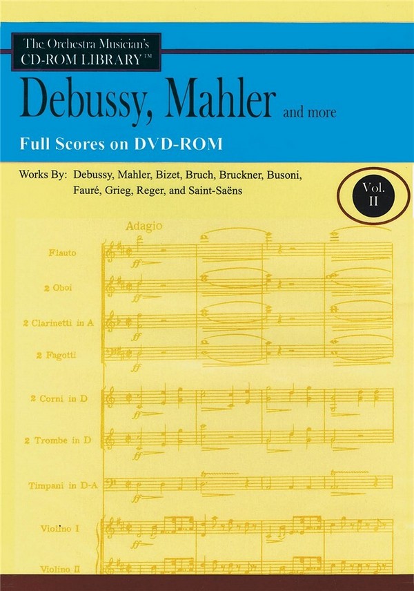 Debussy, Mahler and More - Volume 2  Orchestra  DVD-ROM