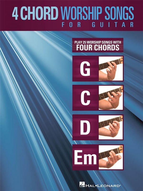 4-Chord Worship Songs for Guitar&nbsp;&nbsp;Gitarre&nbsp;&nbsp;Buch