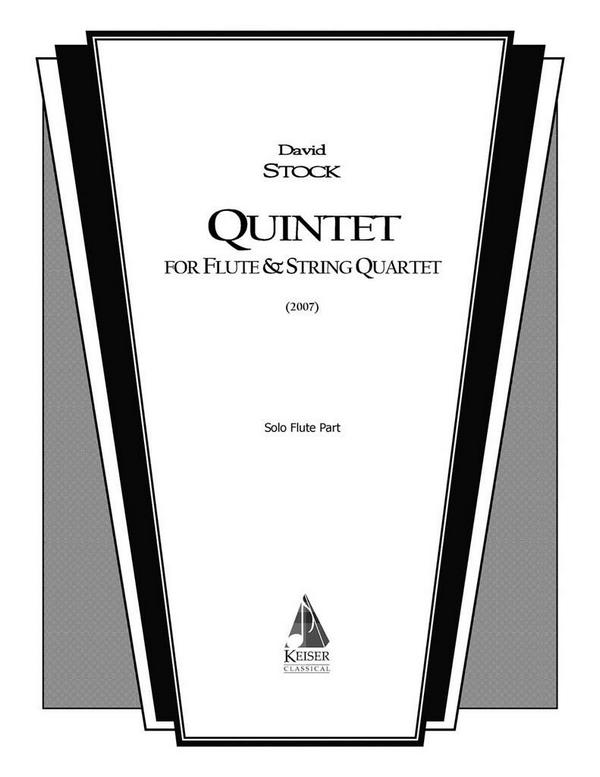 David Stock, Quintet for Flute and String Quartet&nbsp;&nbsp;Flute&nbsp;&nbsp;Buch