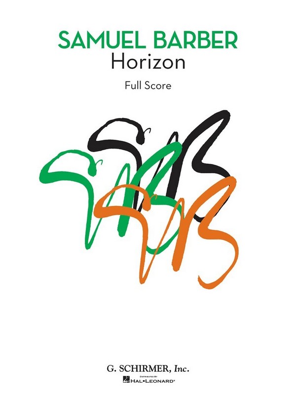 Samuel Barber, Horizon&nbsp;&nbsp;Chamber Orchestra&nbsp;&nbsp;Studienpartitur