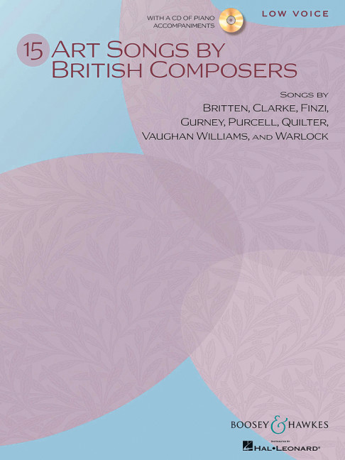 15 Art Songs by British Composers (+CD)  for low voice and piano  