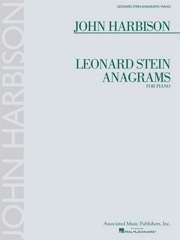 Leonard Stein Anagrams  for piano  