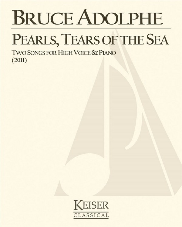 Bruce Adolphe, Pearls, Tears of the Sea&nbsp;&nbsp;High Voice&nbsp;&nbsp;Buch