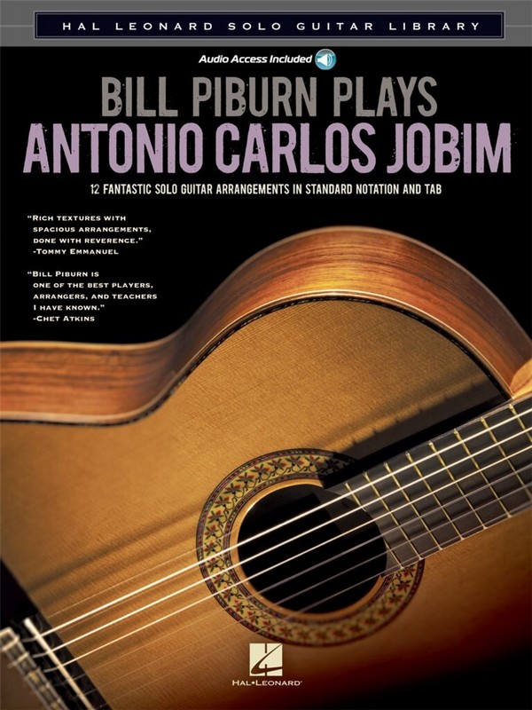 Bill Piburn Plays Antonio Carlos Jobim (+Online Audio)  for guitar/tab  