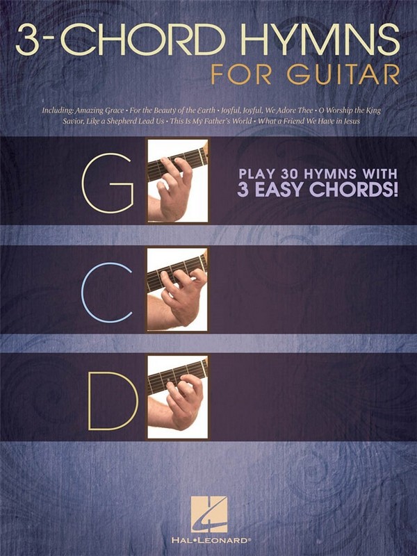 3-Chord Hymns For Guitar&nbsp;&nbsp;Gitarre&nbsp;&nbsp;Buch