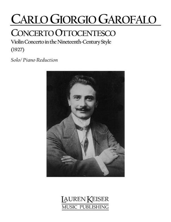Carlo Giorgio Garofalo, Concerto Ottocentesco:&nbsp;&nbsp;Klavier&nbsp;&nbsp;Partitur