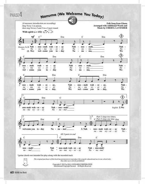 Cheryl Lavender, ROUND the World&nbsp;&nbsp;Vocal&nbsp;&nbsp;Buch