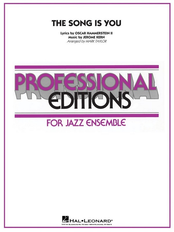 HL34320014 The Song is You:  for jazz ensemble  score and parts
