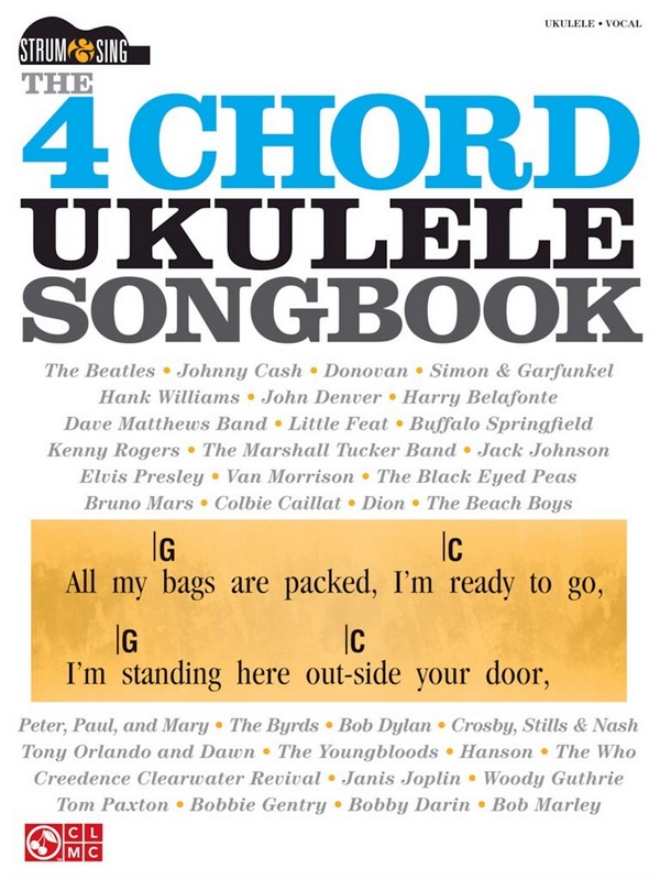 4 Chord Ukulele Songbook  Voice and Ukulele  Buch