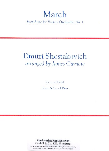 March from Suite no.1 for Variety Orchestra  for concert band  score and parts