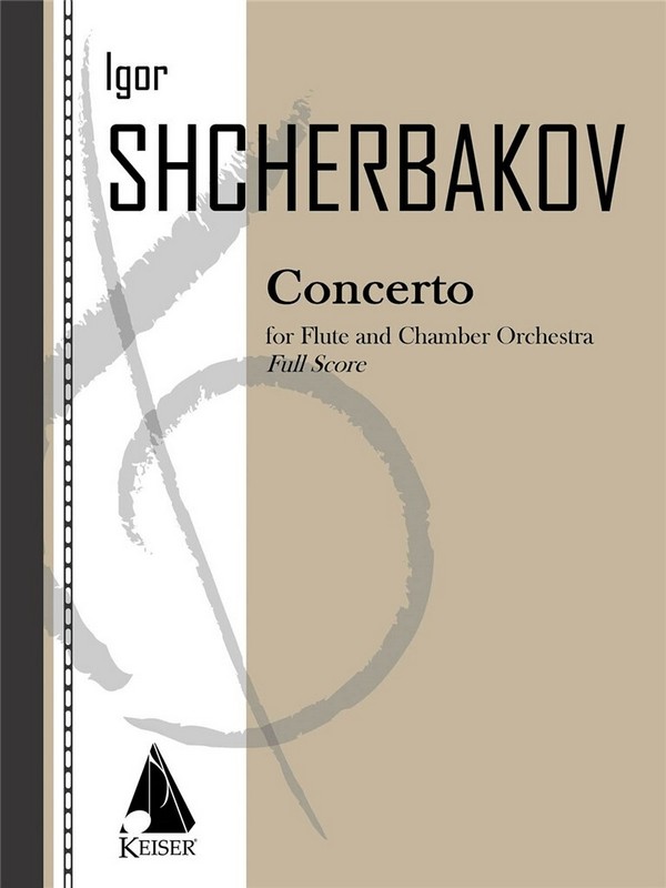 Igor Shcherbakov, Concerto for Flute, percussion and Strings&nbsp;&nbsp;Orchestra&nbsp;&nbsp;Partitur