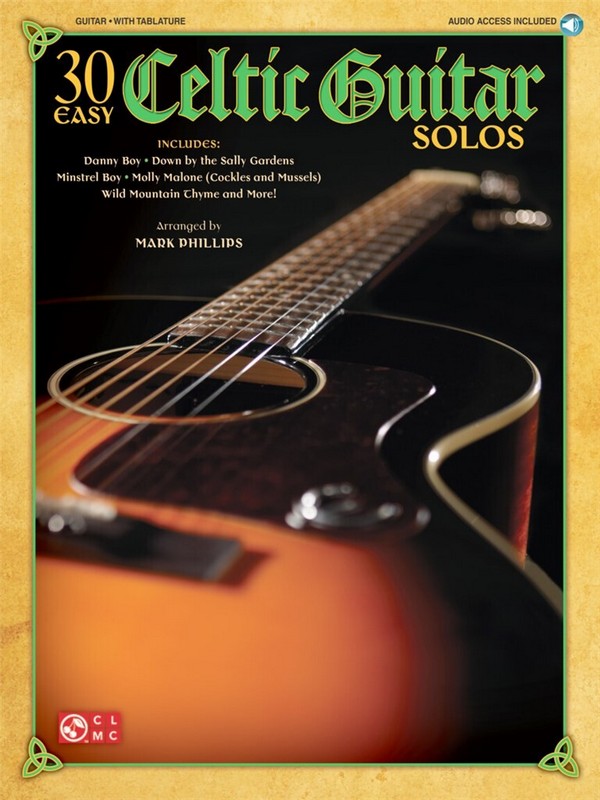 30 easy celtic Guitar Solos (+CD):  for guitar/tab  
