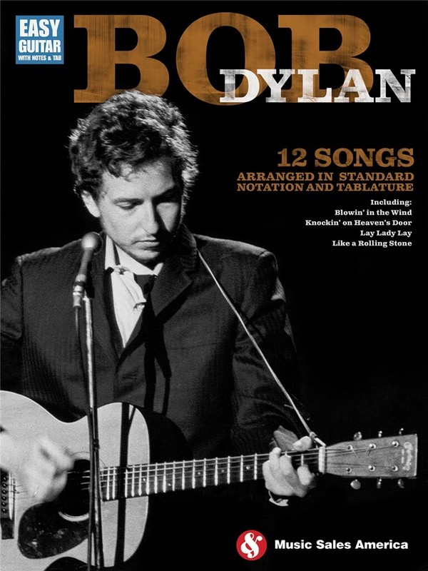 Bob Dylan: 12 Songs  for easy guitar/tab  