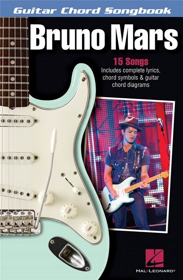 Bruno Mars: Guitar Chord Songbook&nbsp;&nbsp;songbook lyrics/chord symbols/guitar boxes&nbsp;&nbsp;